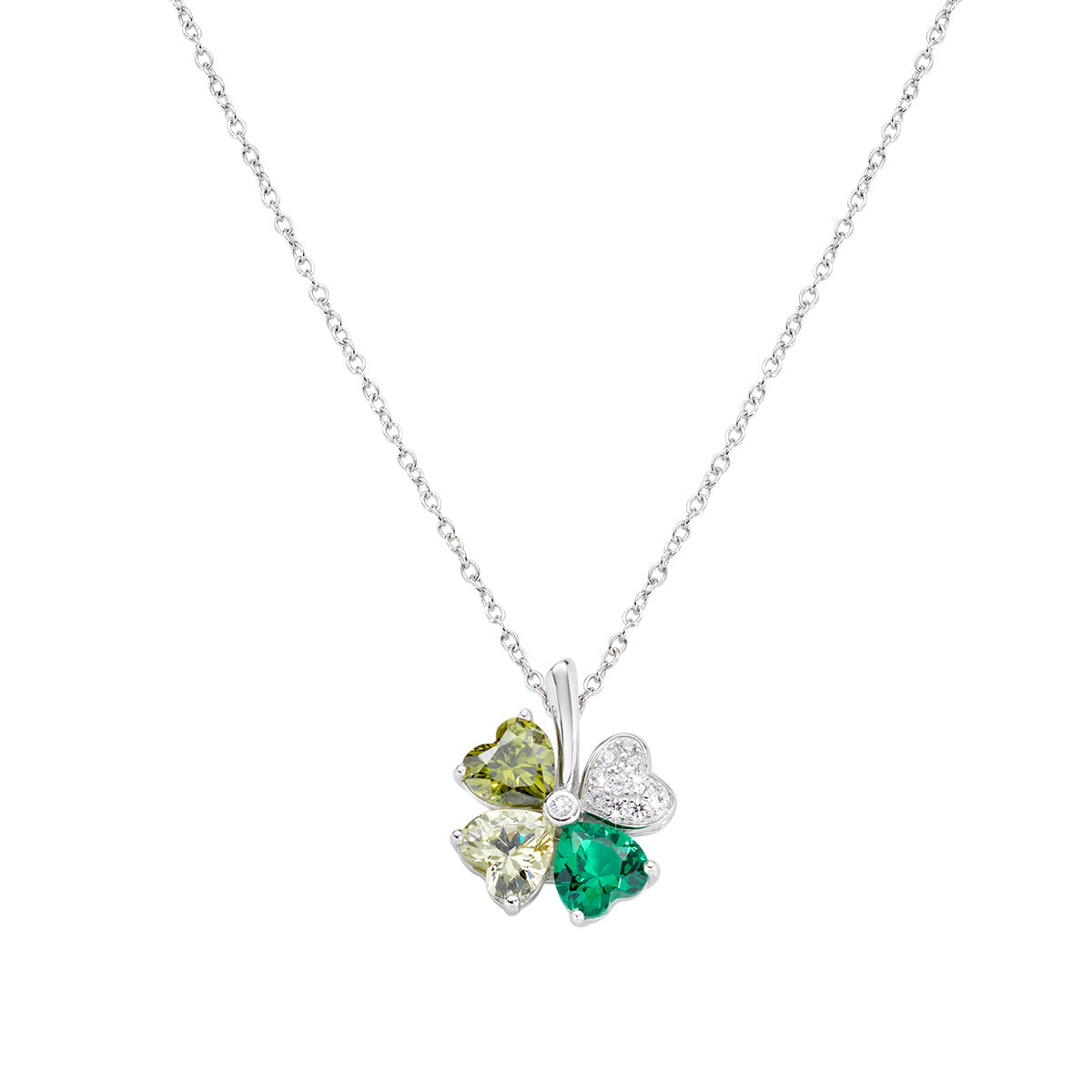 Collana Amen Donna quadricuore CLPQUBMVE