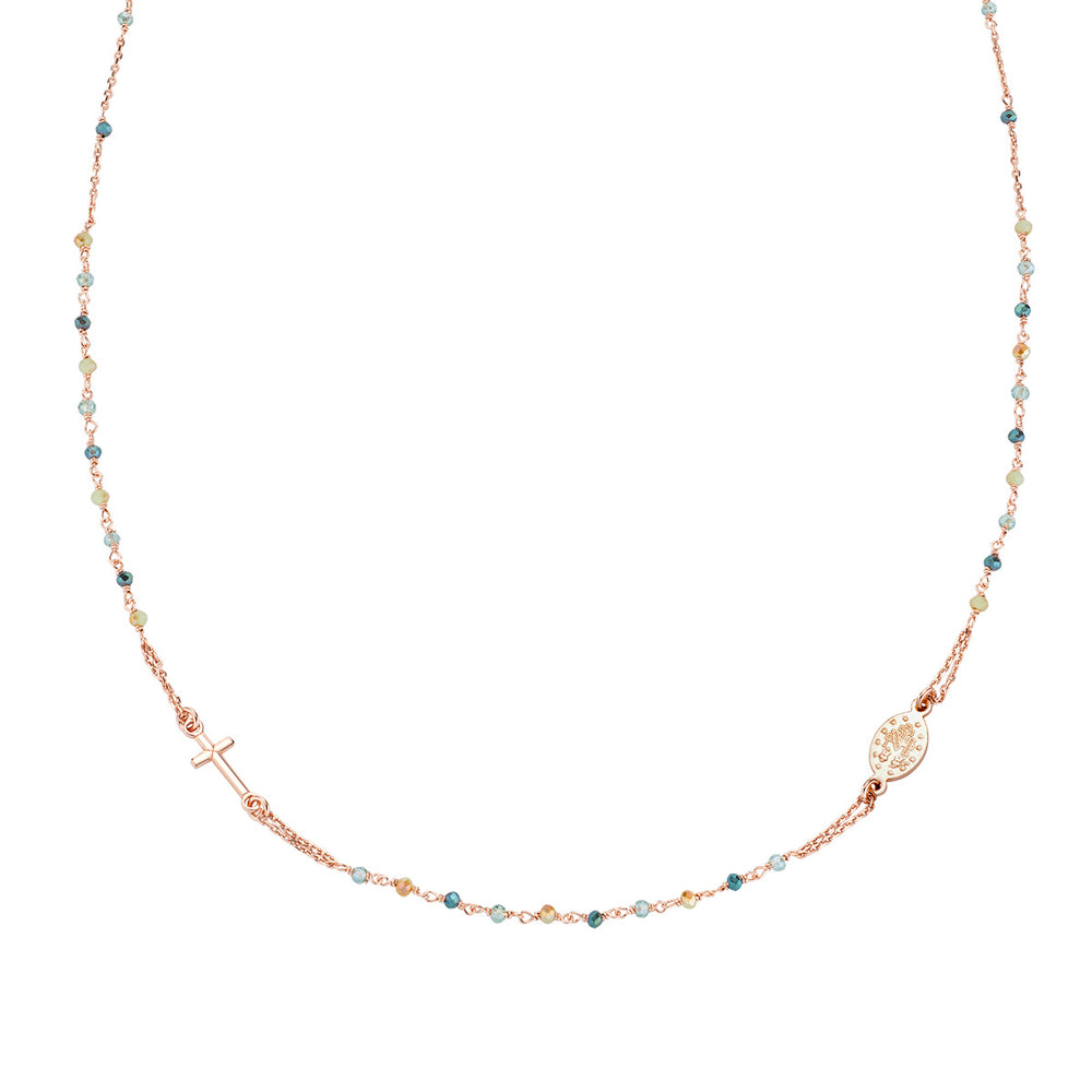 
                  
                    Collana Amen donna rosari con cristalli CRO10RVVV3
                  
                