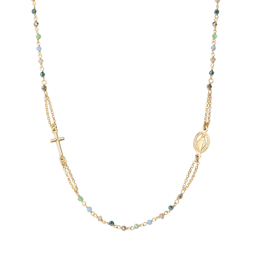 
                  
                    Collana Amen donna rosari con cristalli CRO25GMUV3
                  
                
