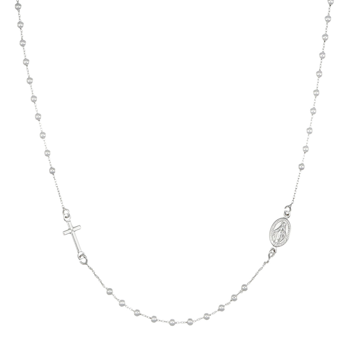 Collana Amen Donna rosari in argento CROB20