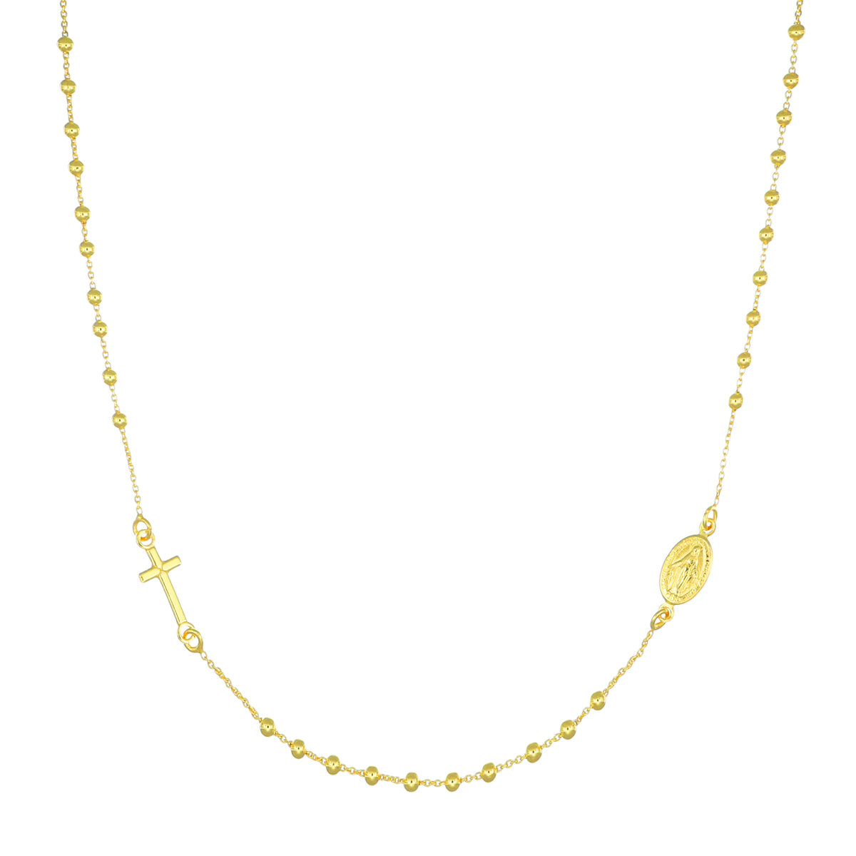 Collana Amen Donna rosari in argento CROG20