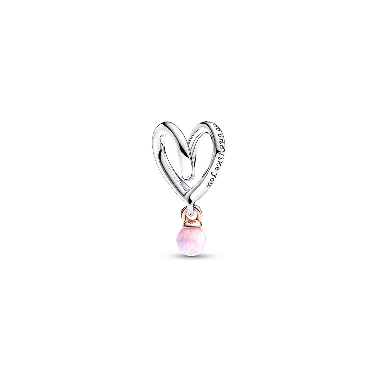 Charm Pendente Cuore a Pavé Pandora Rose 783242C01