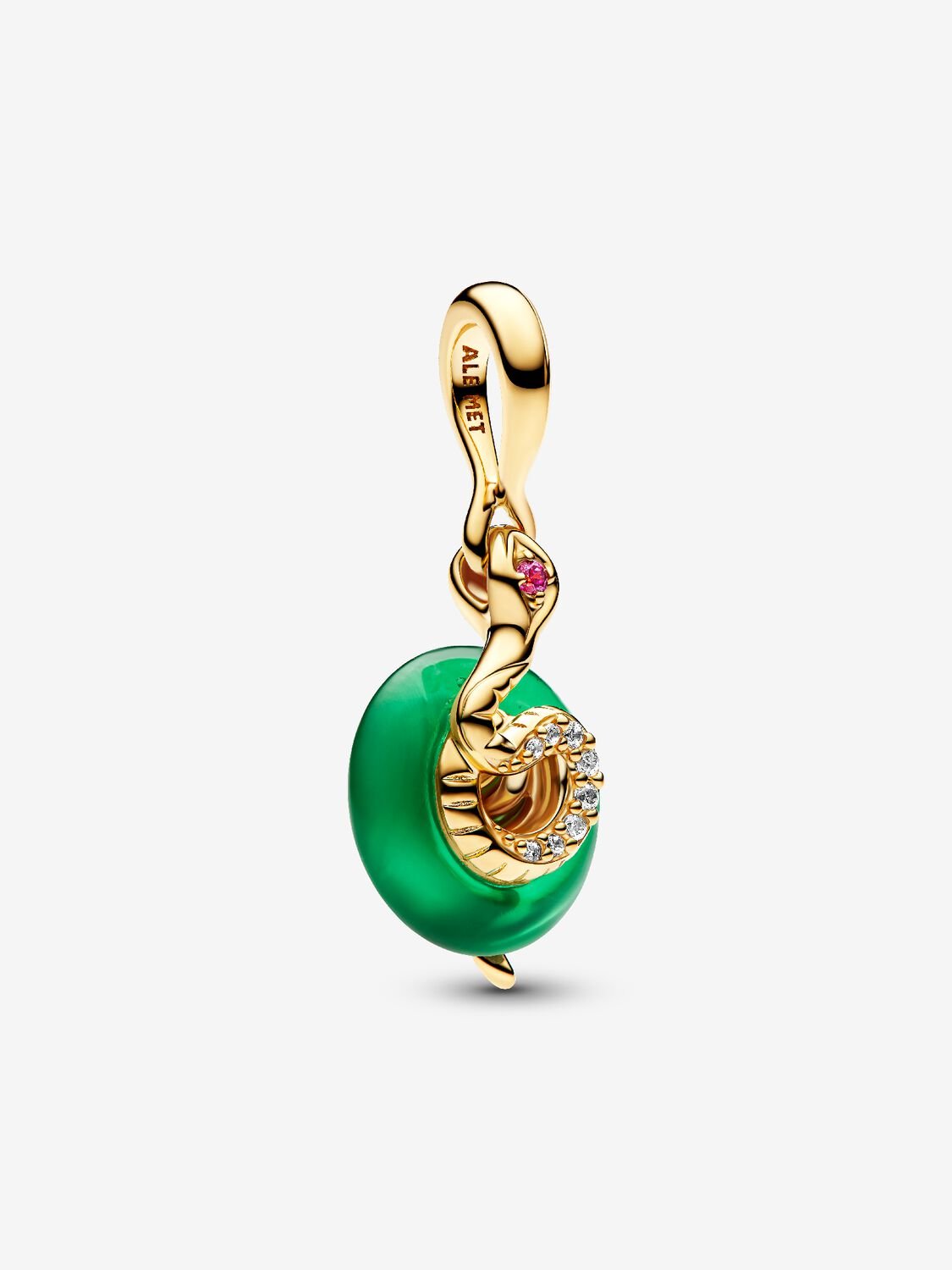 Charm Pandora Pendente Serpente Vetro di Murano 763617C01