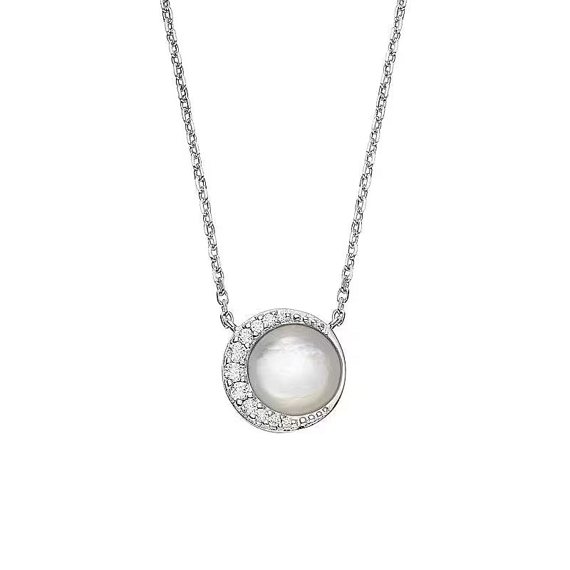 Collana Ciondolo Quadrato Fossil Acciaio Nero JFS00579040