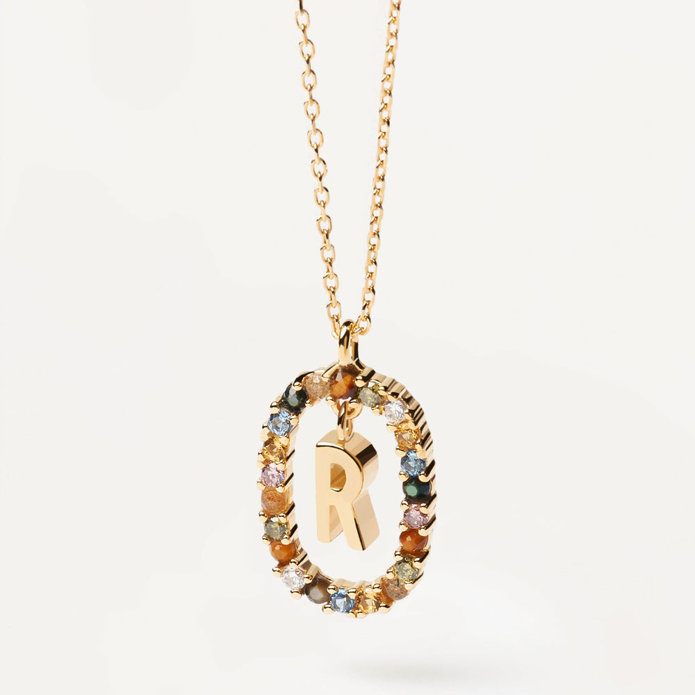 Collana con lettera R