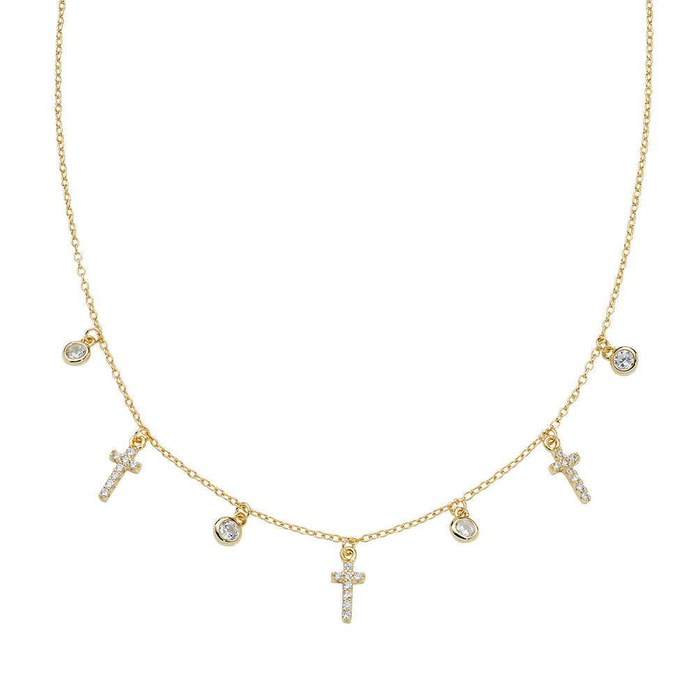 Collana Amen Croci CLMCRGBZ