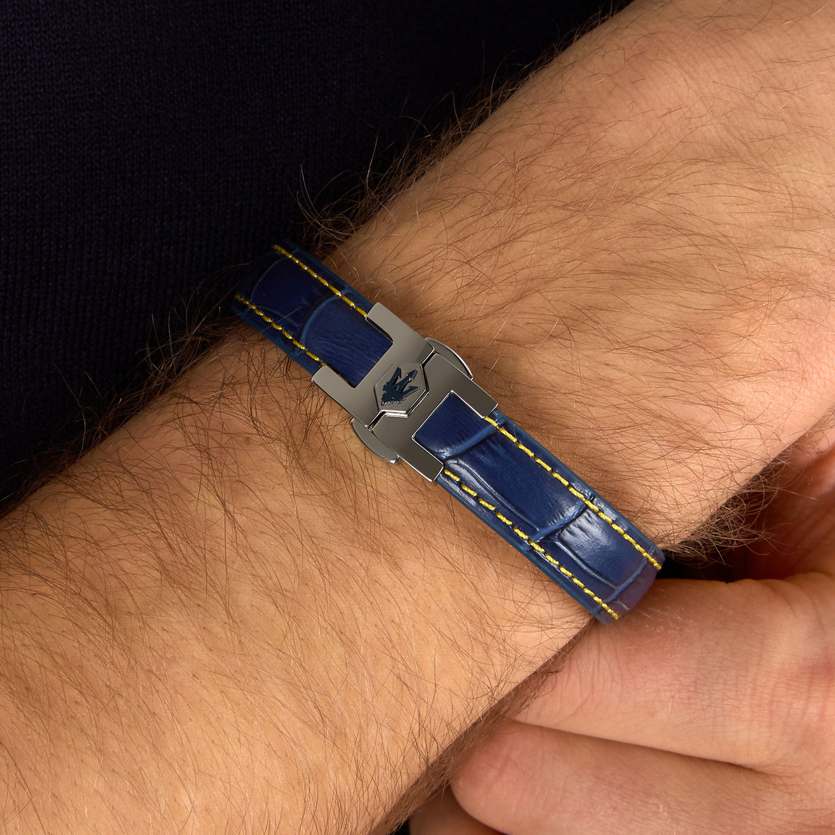 Bracciale Maserati Leather uomo JM2269LA02
