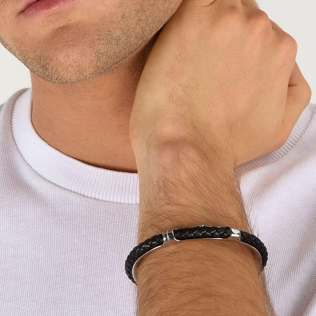 Bracciale Maserati Leather uomo JM226AVE38