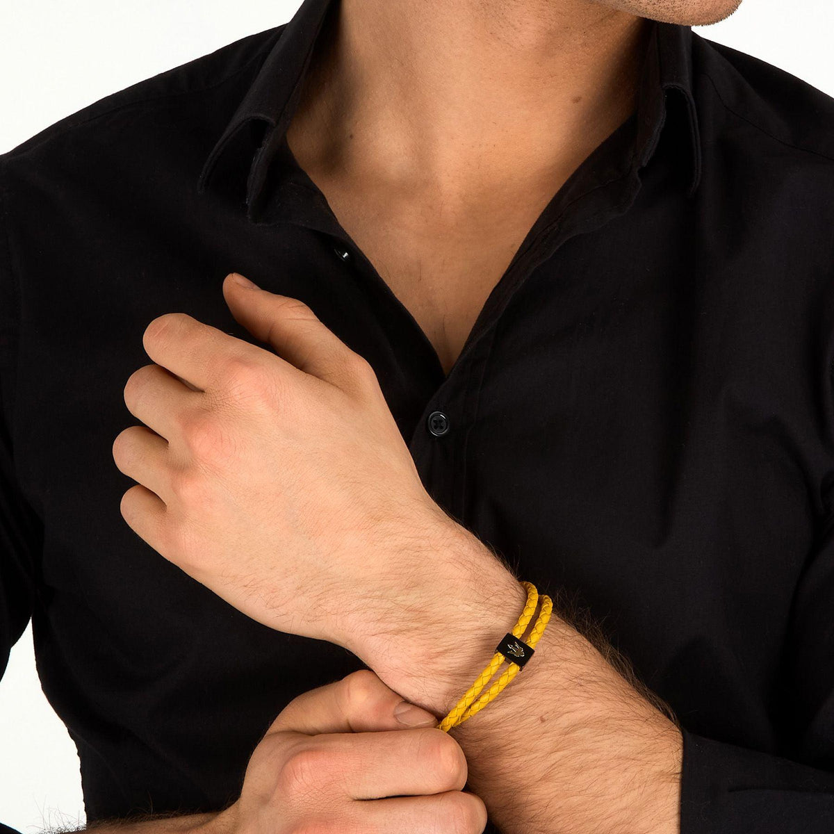 Bracciale Maserati Leather uomo JM226AVE45