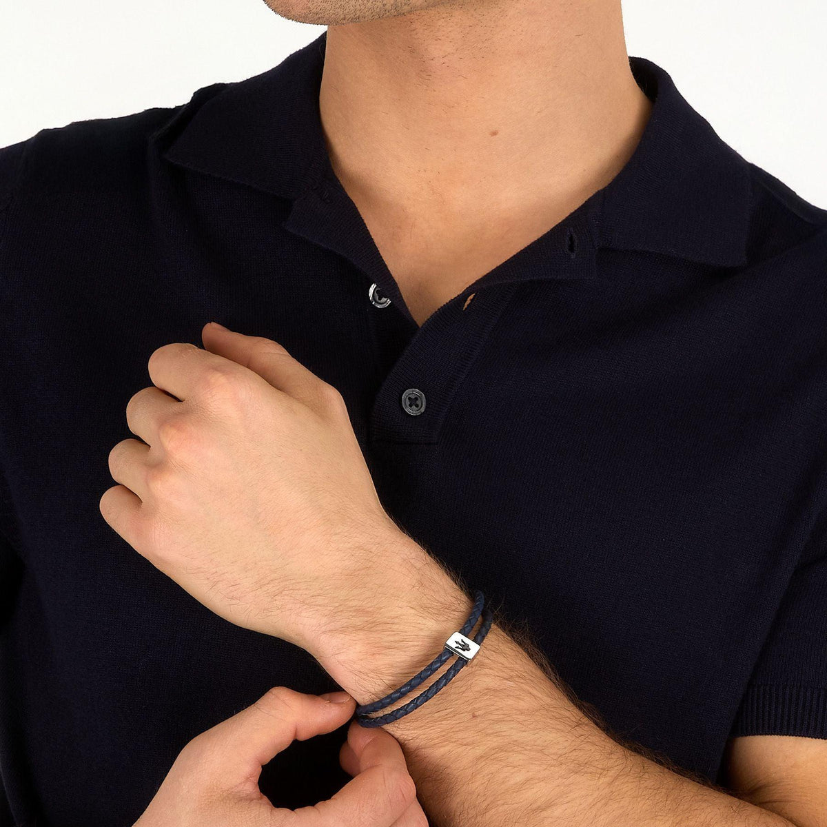 Bracciale Maserati Leather uomo JM226AVE46