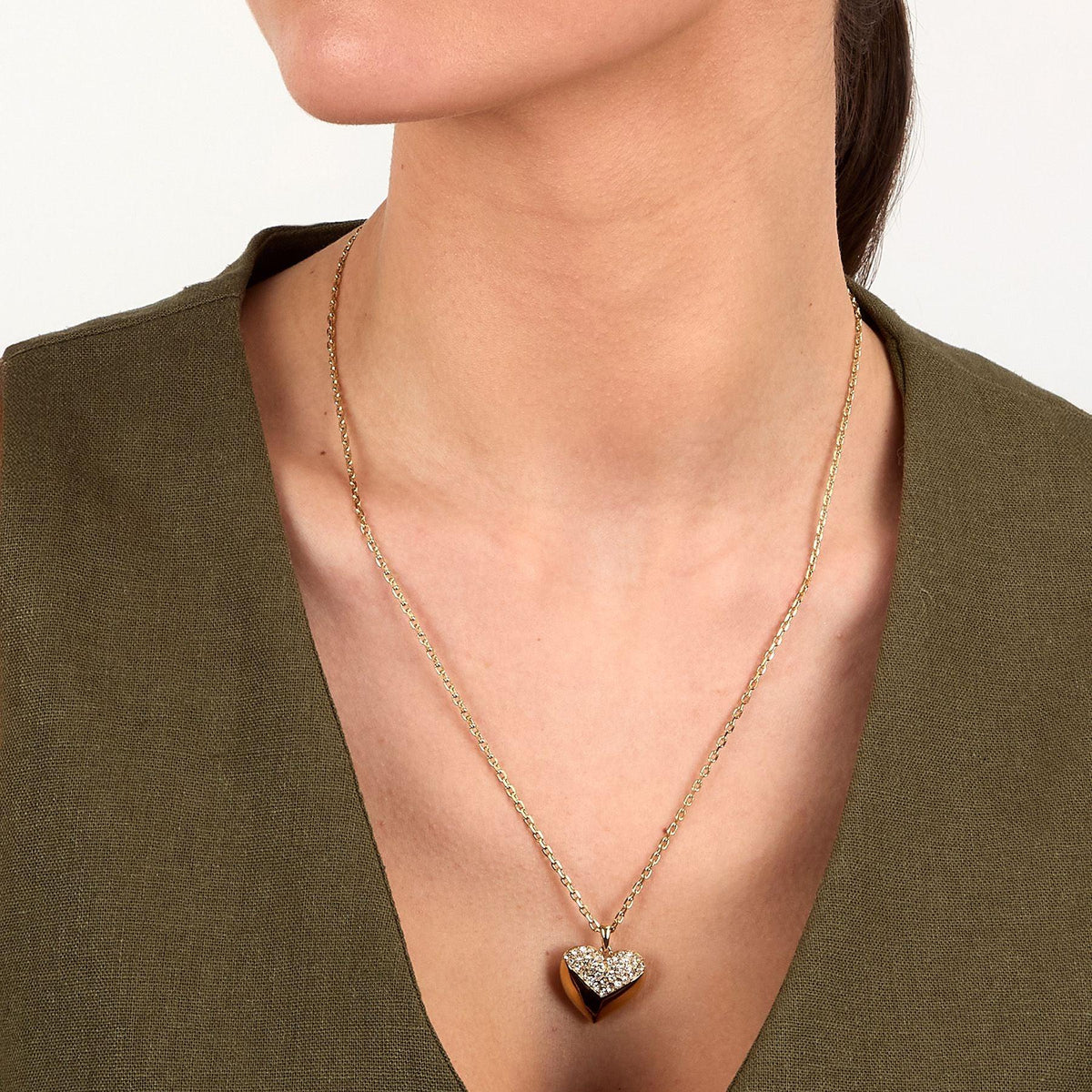 Collana Karl Lagerfeld Pave Amour donna KLBJW01
