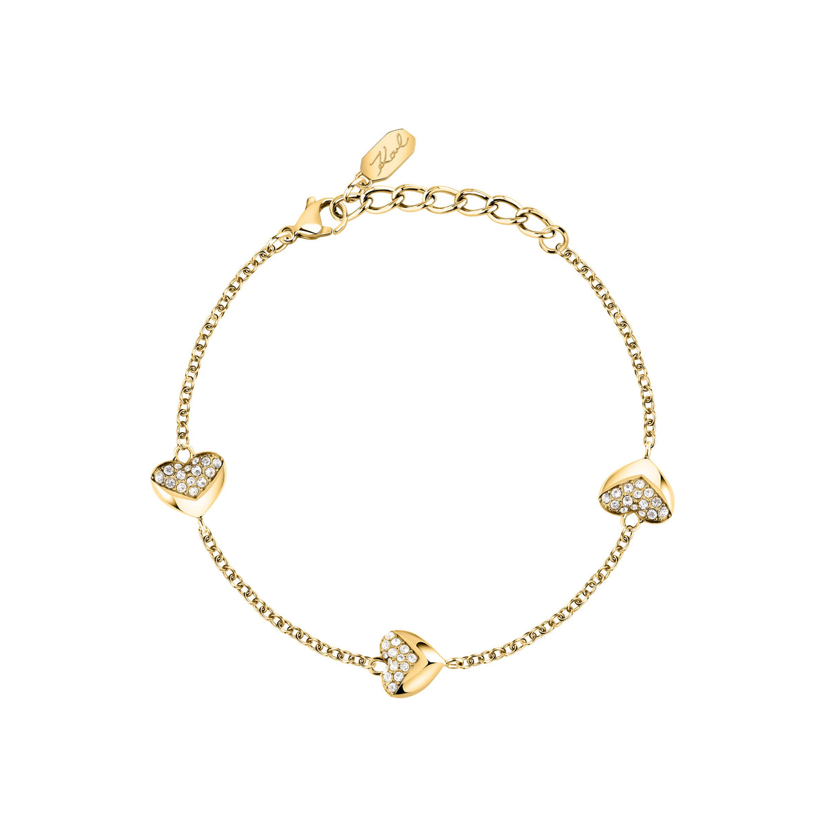 Bracciale Karl Lagerfeld Pave Amour donna KLBJW04
