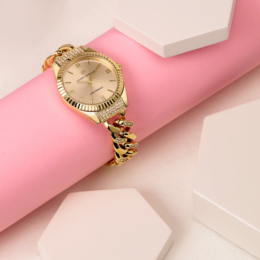 
                  
                    OROLOGIO CHIARA FERRAGNI BOSSY CHAIN WATCH R1953104501
                  
                