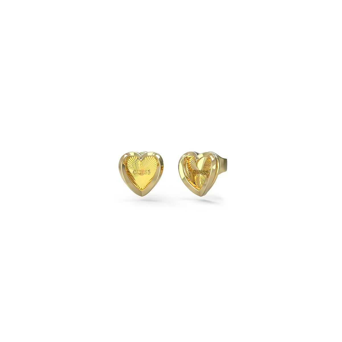 Orecchini Pendenti Cerchio Logo Guess Oro Giallo JUBE04612JWYGT-U (Coppia)
