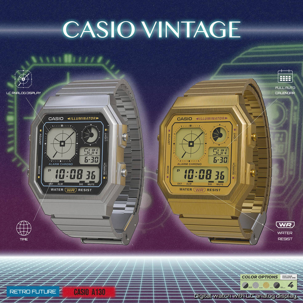 
                  
                    Orologio Casio A130WEG-9AEF
                  
                