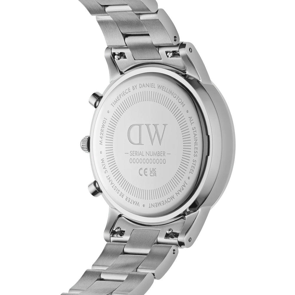 
                  
                    Orologio Daniel Wellington uomo Iconic Chronograph Link Onyx S DW00100645
                  
                