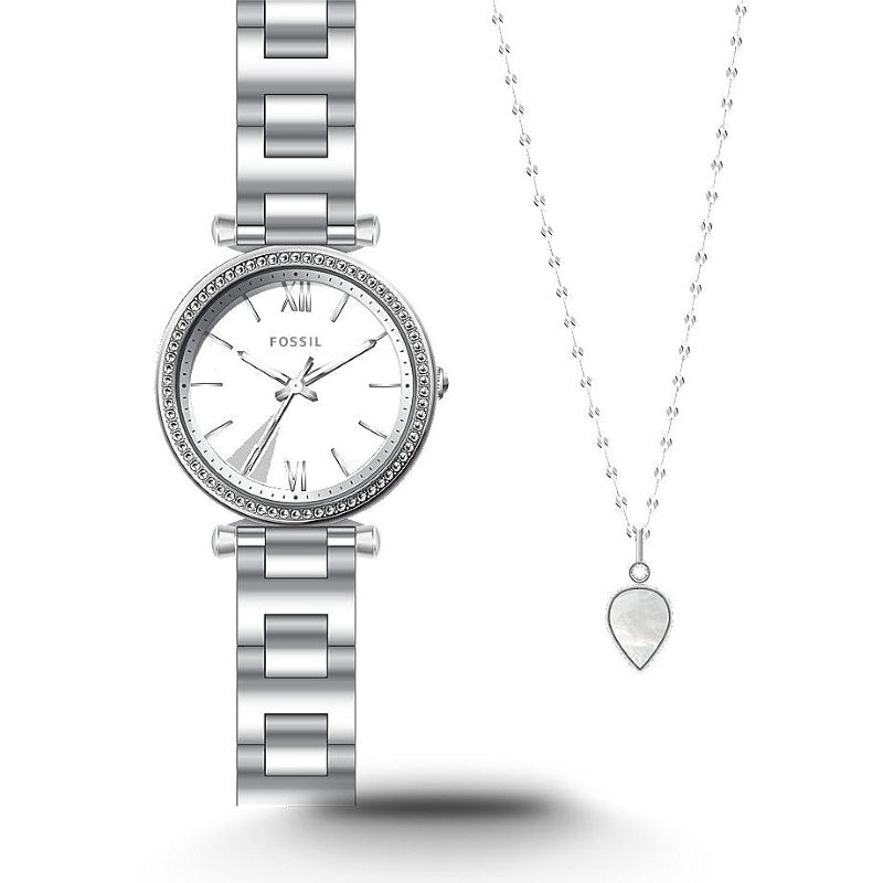 Orologio Fossil Donna ES5250SET Oro Rosa Set Bracciali