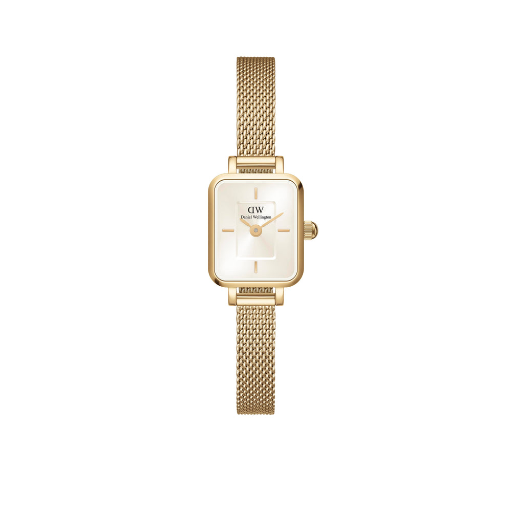 Orologio donna Daniel Wellington Quadro Mini Evergold Champagne
