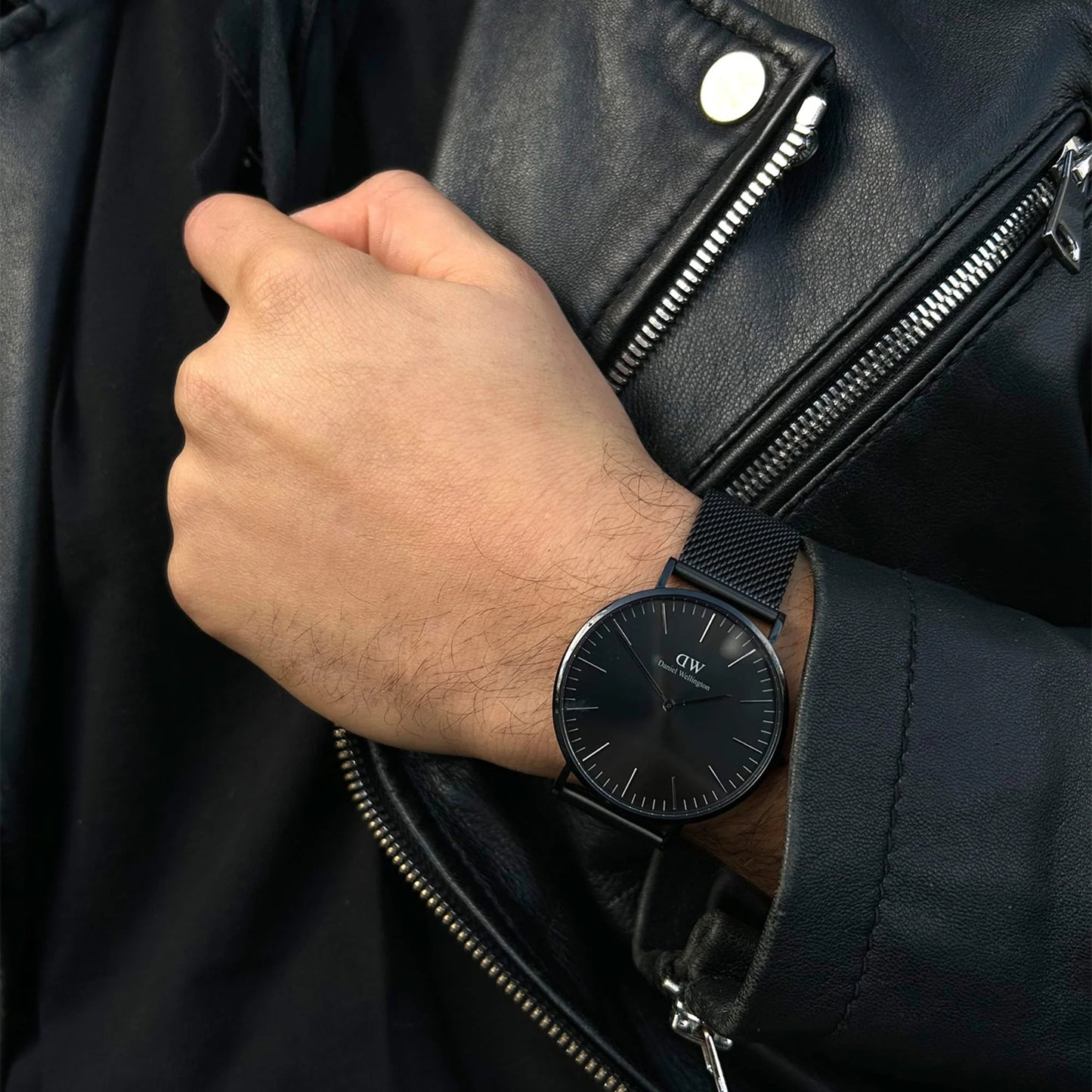 Orologio uomo Daniel Wellington Classic Mesh Onyx Black DW00100632