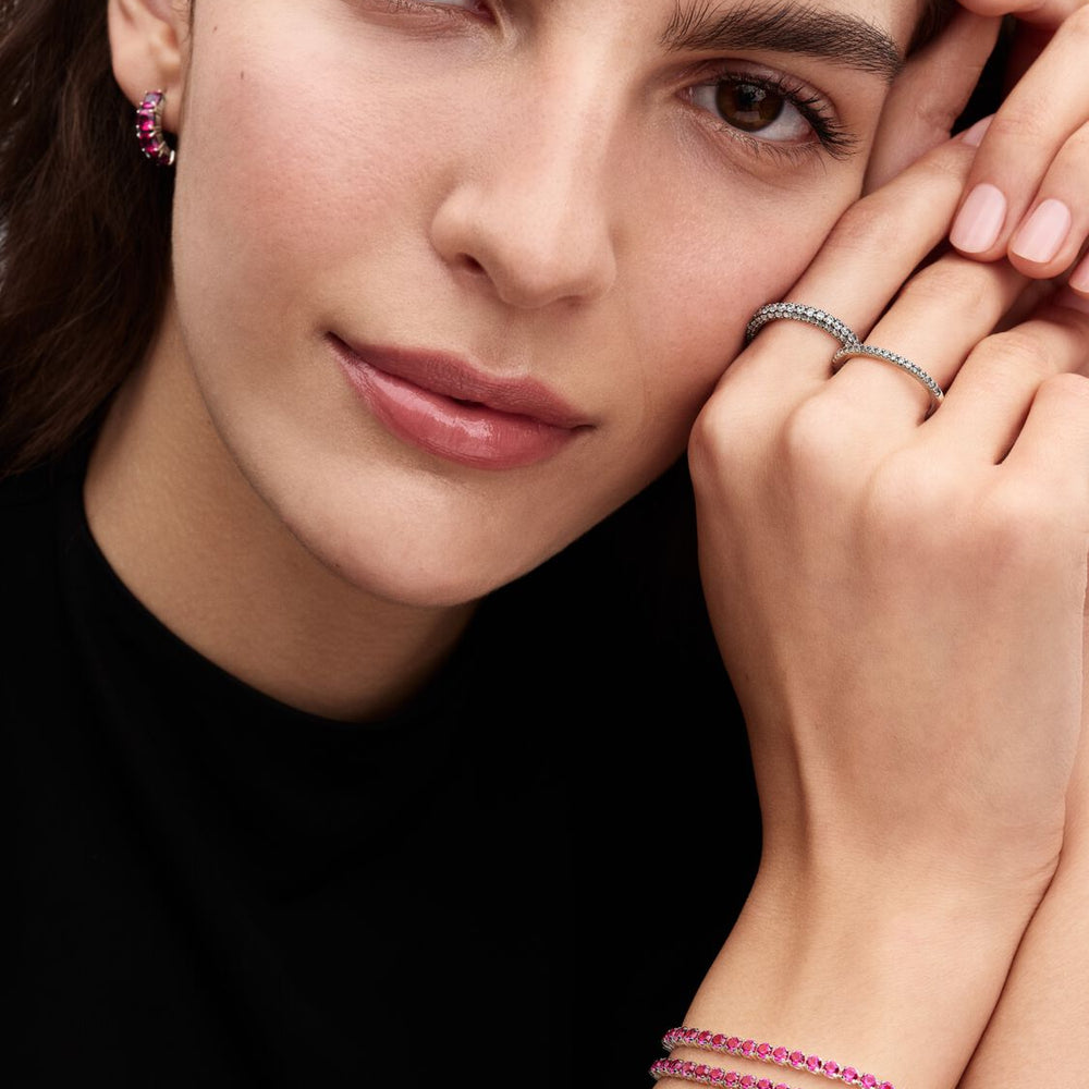 
                  
                    Pandora Bracciale Tennis Cristalli Rosa Scuro 591469C04
                  
                