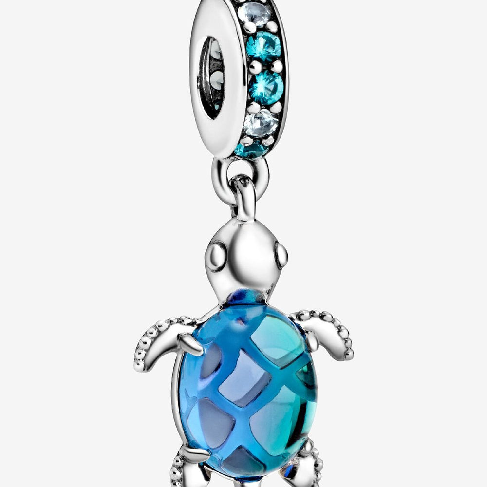 Pandora Charm Pendente Tartaruga Marina Vetro di Murano 798939C01