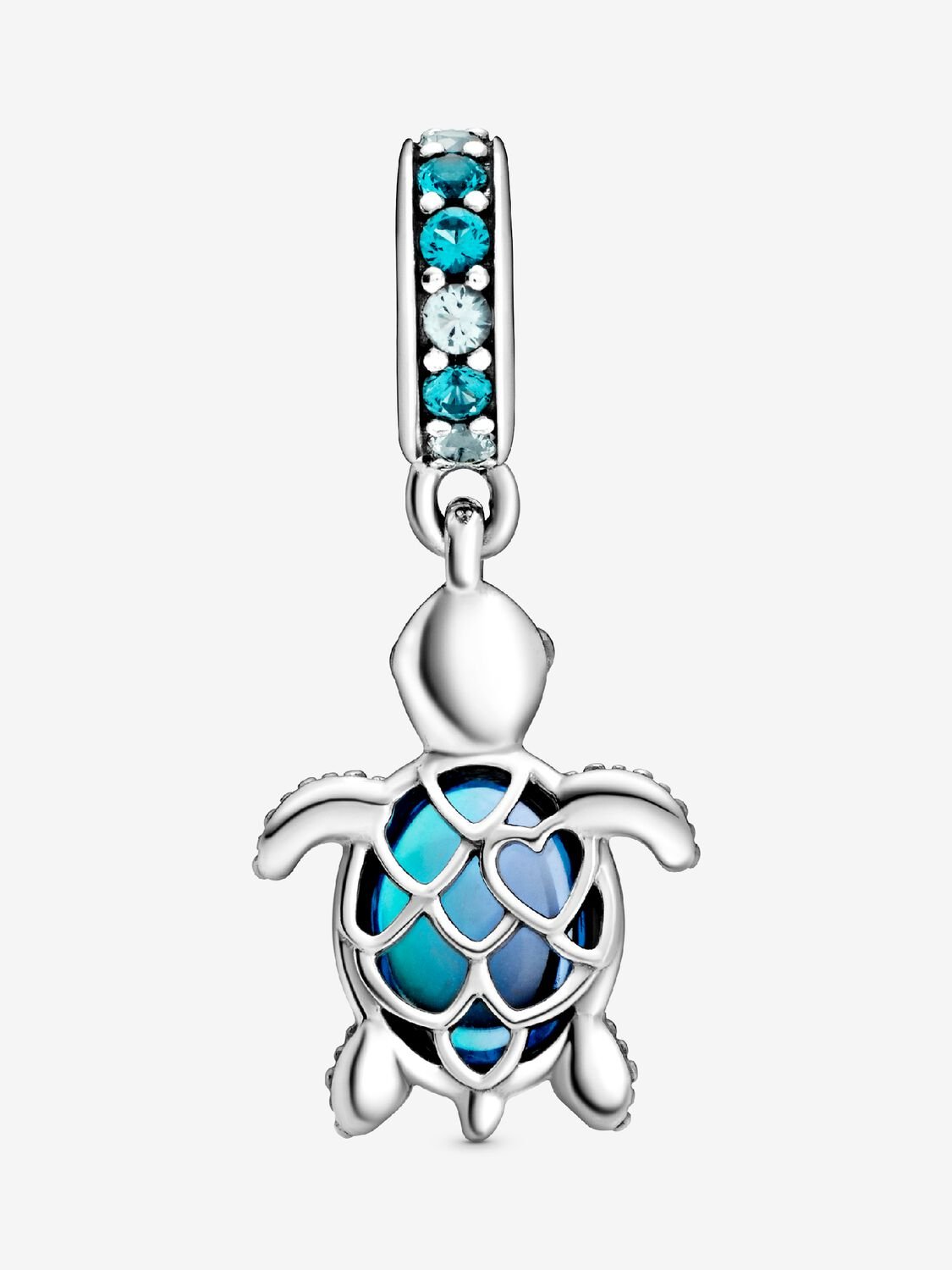 Pandora Charm Pendente Tartaruga Marina Vetro di Murano 798939C01