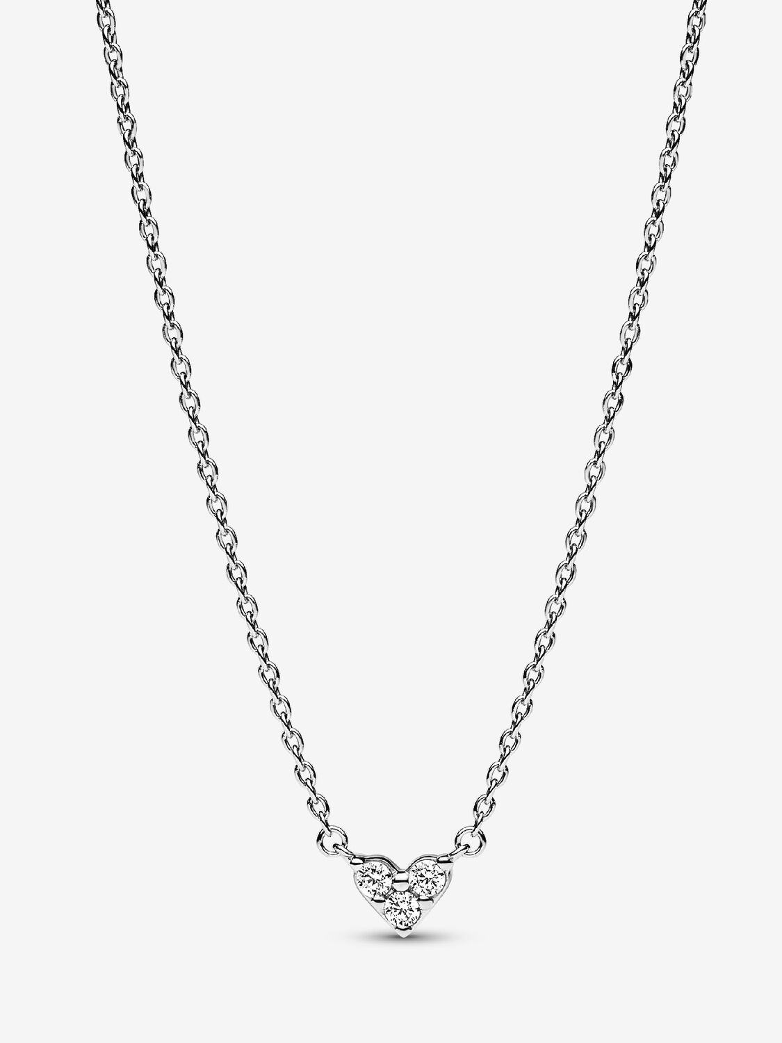 Pandora Collana Cuore con Tre Pietre 393014C01-45