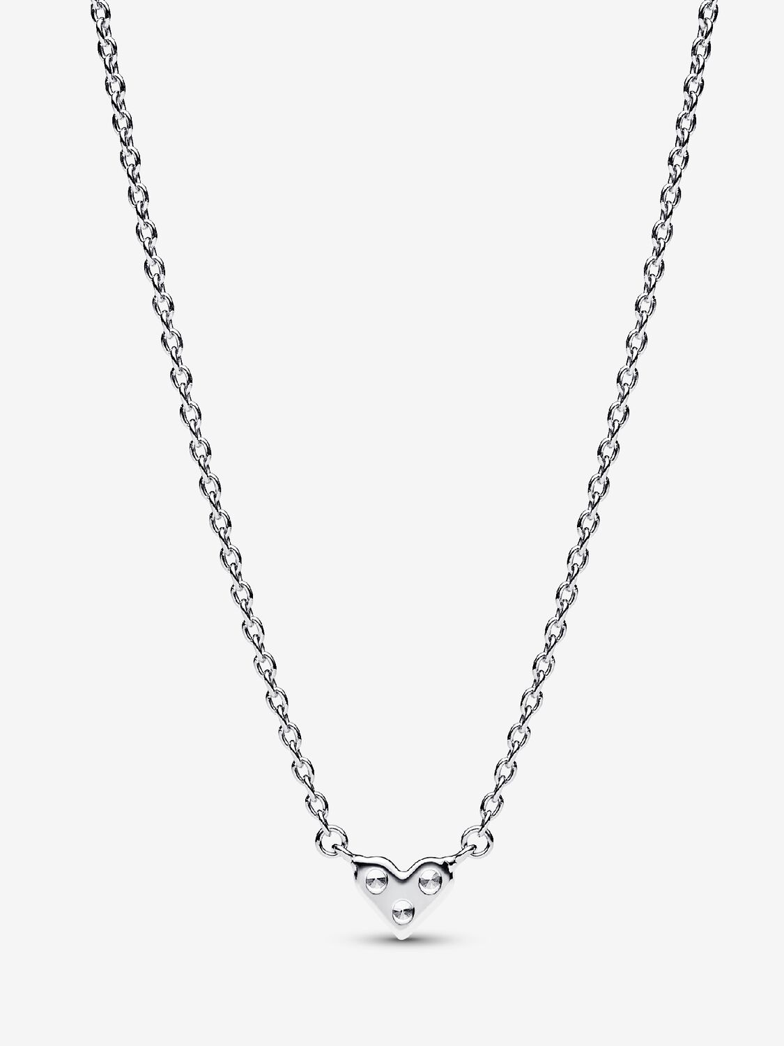 Pandora Collana Cuore con Tre Pietre 393014C01-45