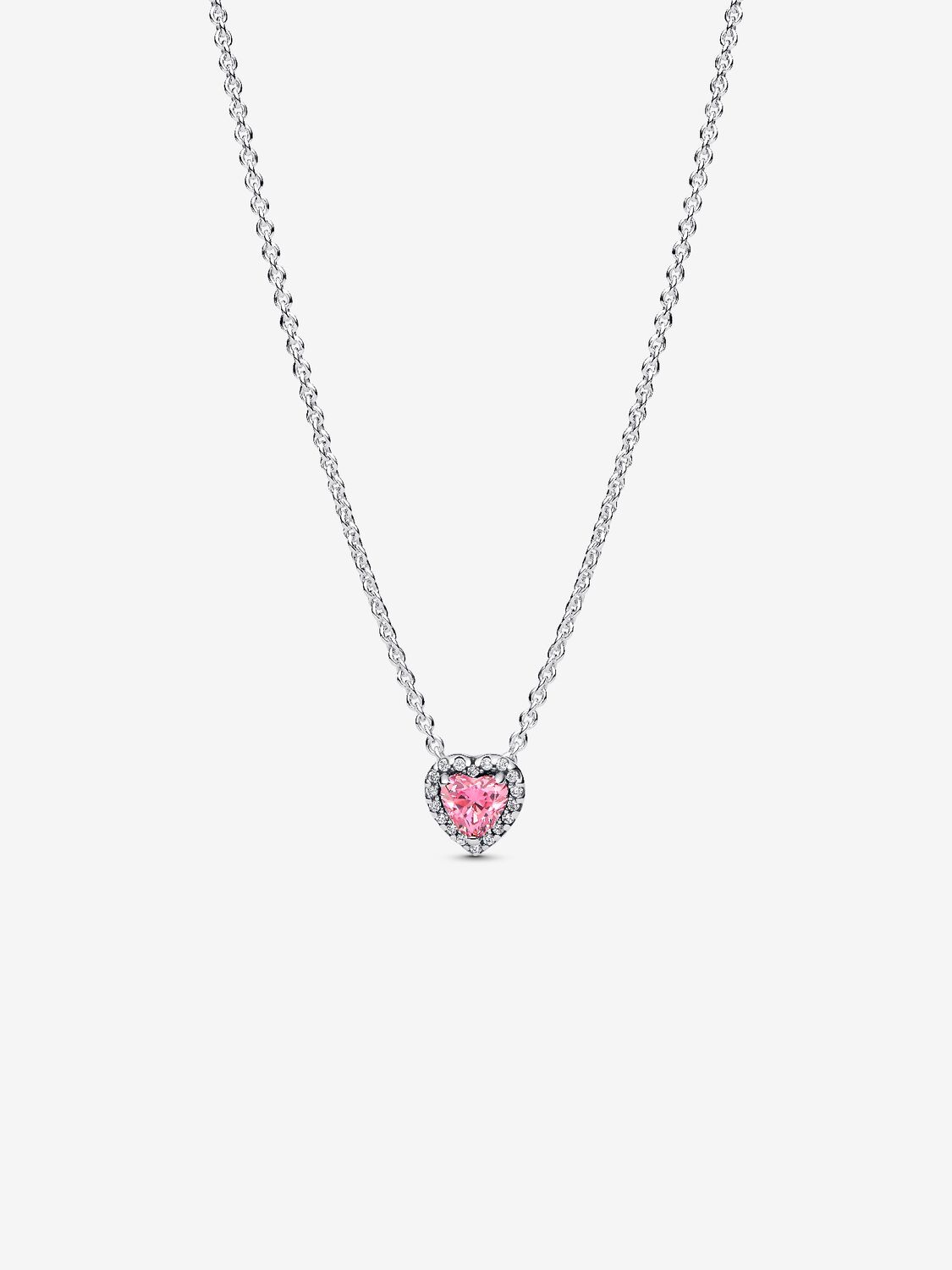 Pandora Collana Cuore in Rilievo Rosa 398425C02-45