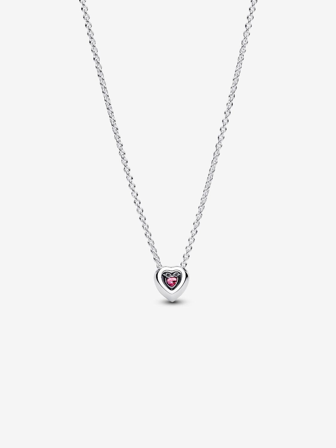 Pandora Collana Cuore in Rilievo Rosa 398425C02-45