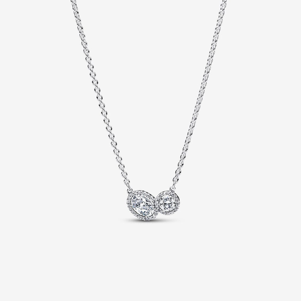 Pandora Collana Doppia Pietra Luminosa 393776C01-45