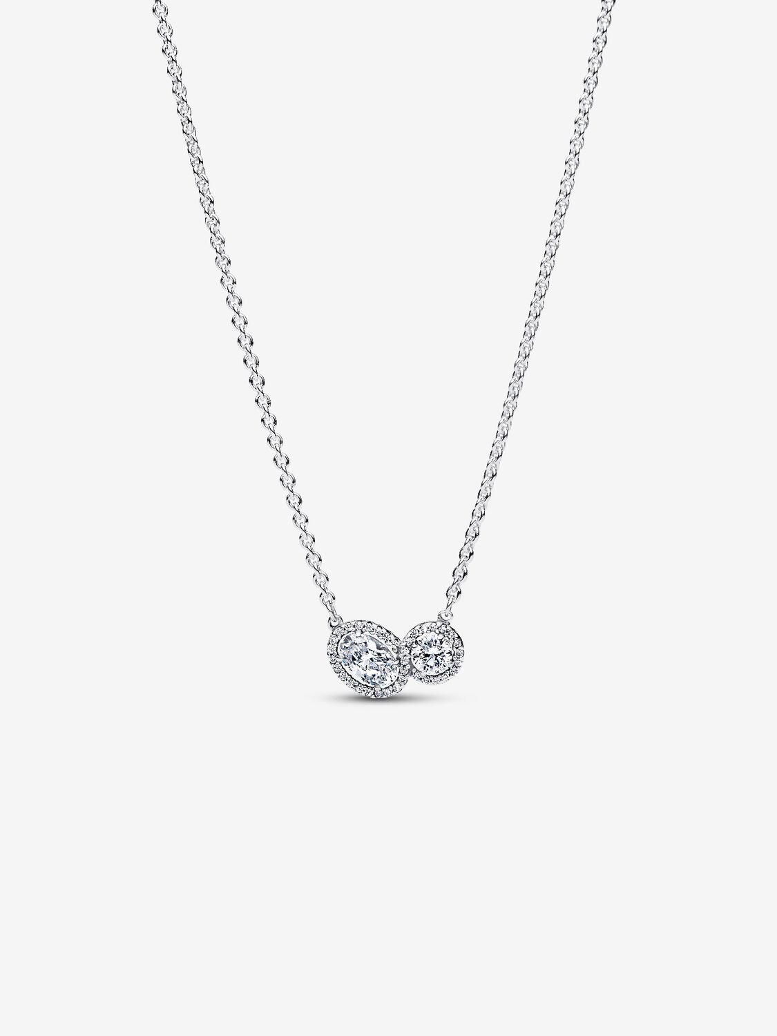 Pandora Collana Doppia Pietra Luminosa 393776C01-45