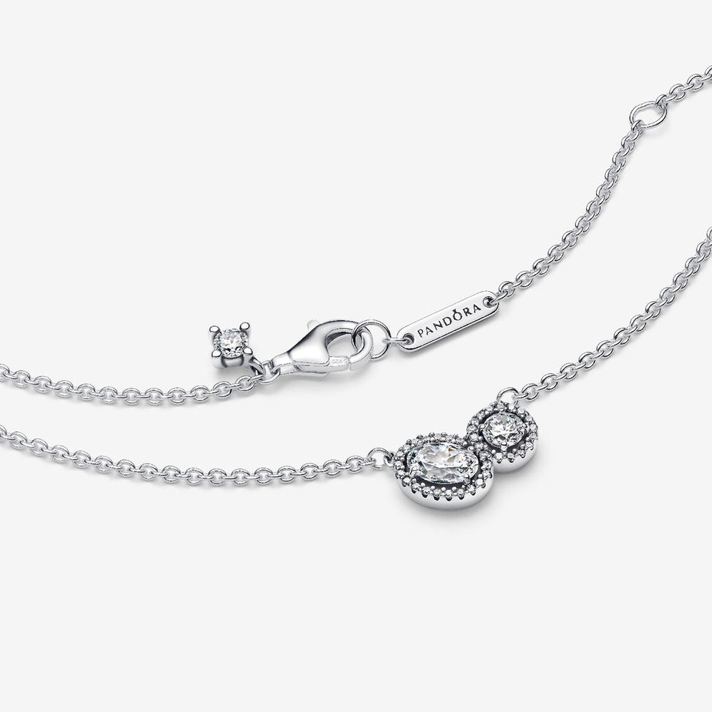 Pandora Collana Doppia Pietra Luminosa 393776C01-45