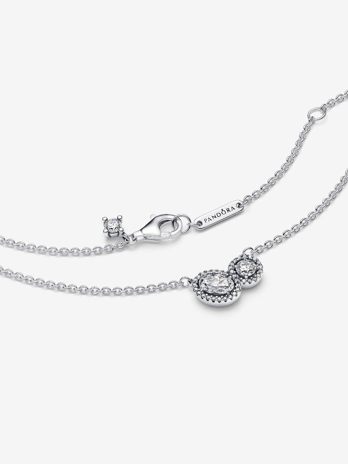 Pandora Collana Doppia Pietra Luminosa 393776C01-45