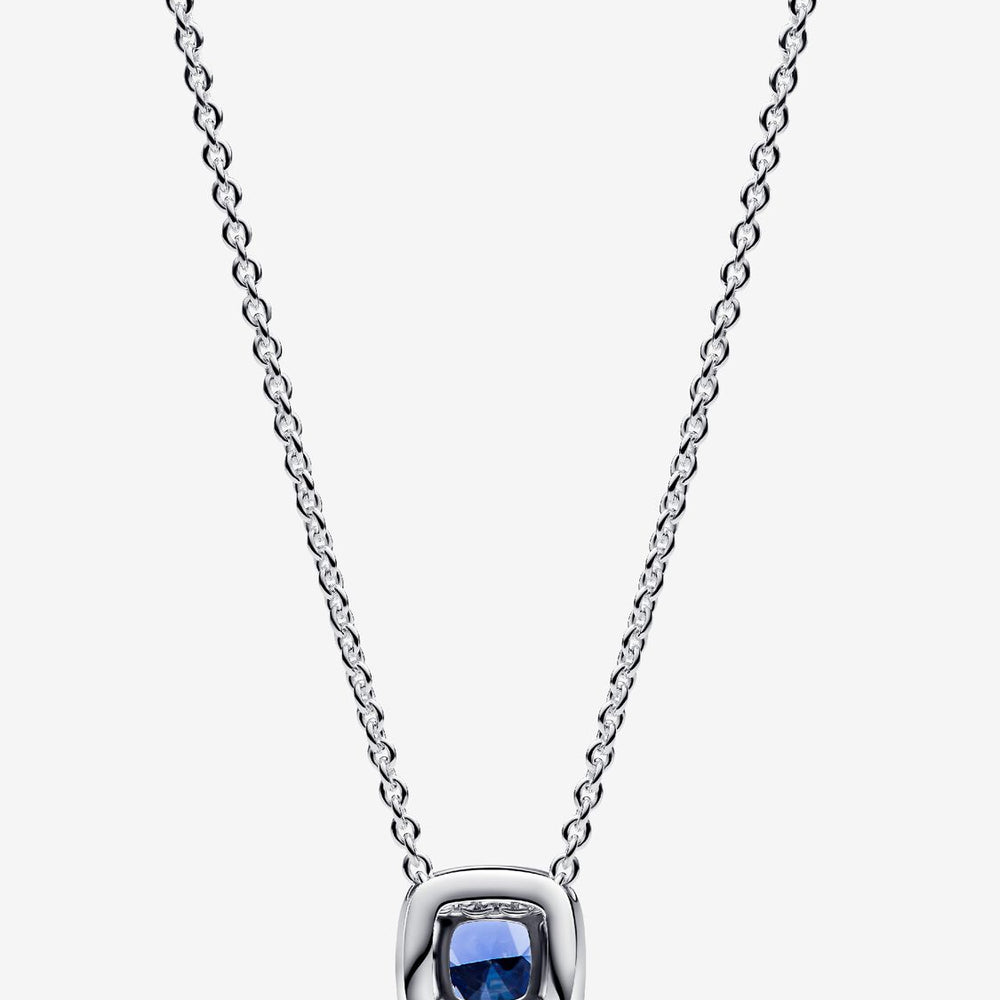 Pandora Collana Punto Luce Quadrato Blu 393560C01-45