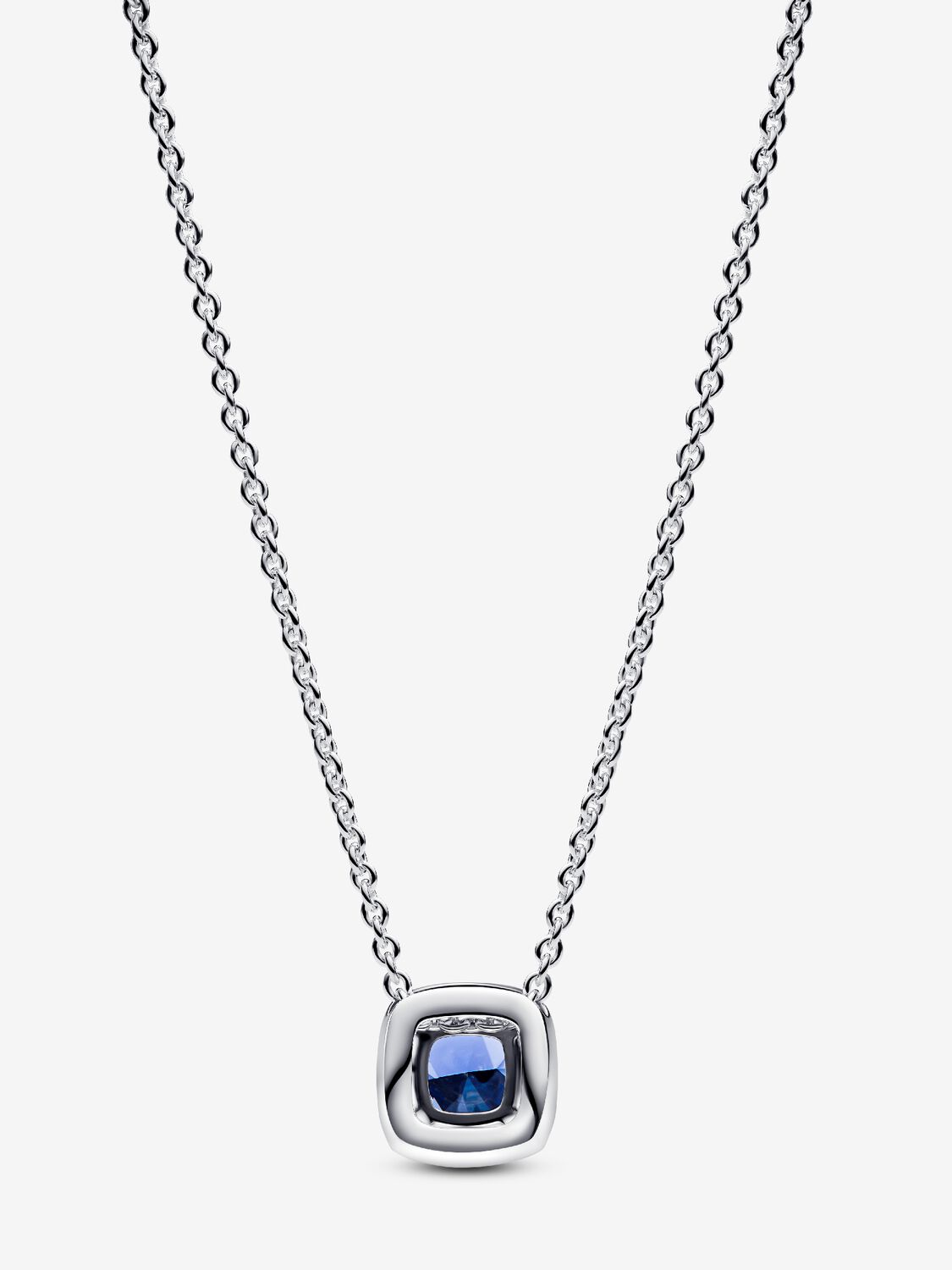 Pandora Collana Punto Luce Quadrato Blu 393560C01-45