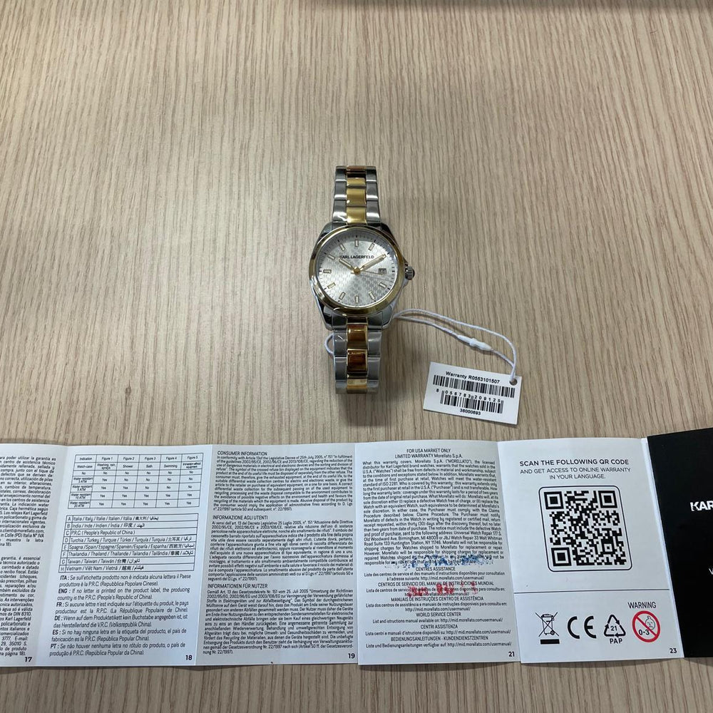 
                  
                    Orologio Donna Karl Lagerfeld Round Essentials R0553101507
                  
                