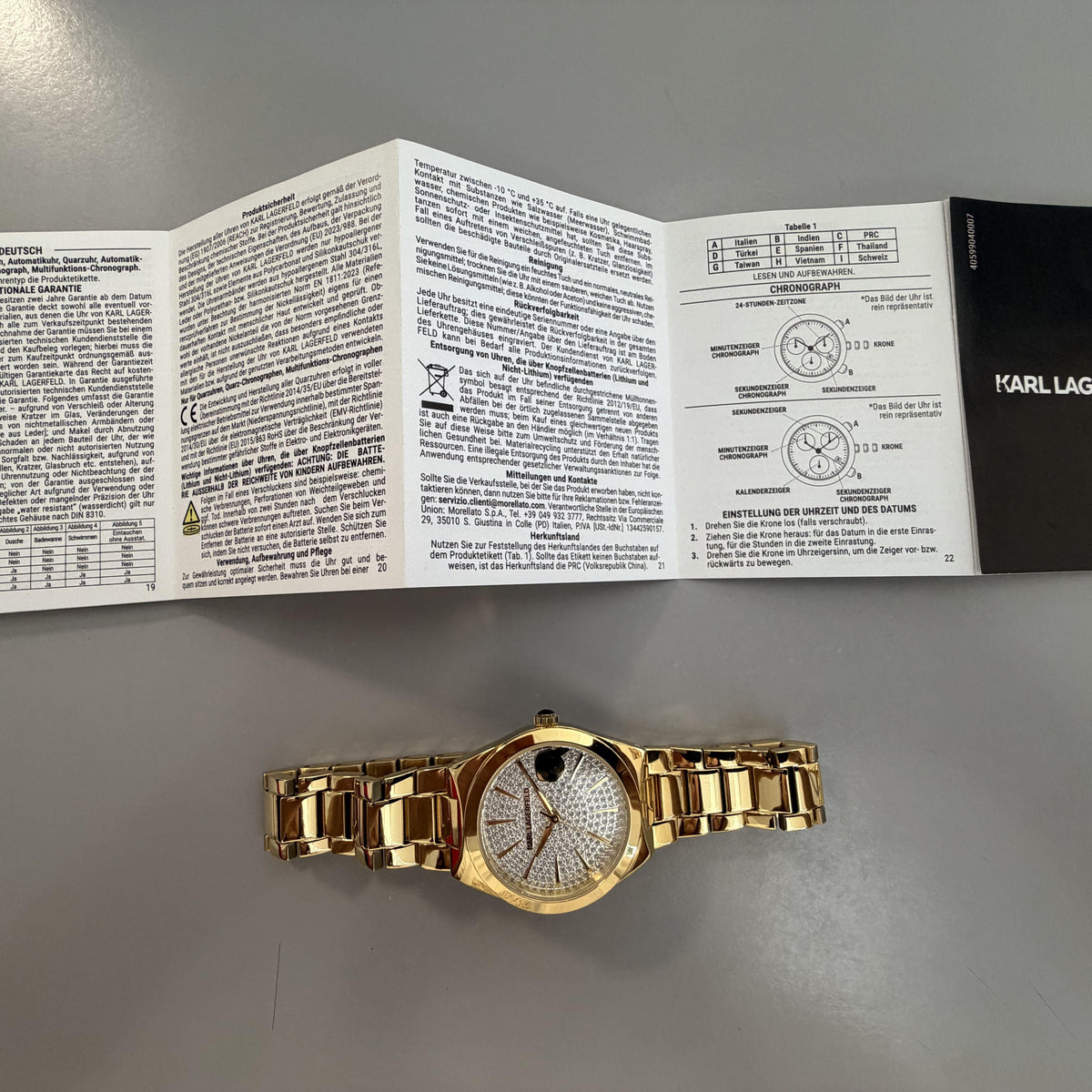 Orologio Karl Lagerfeld Hamburg donna R0553105513
