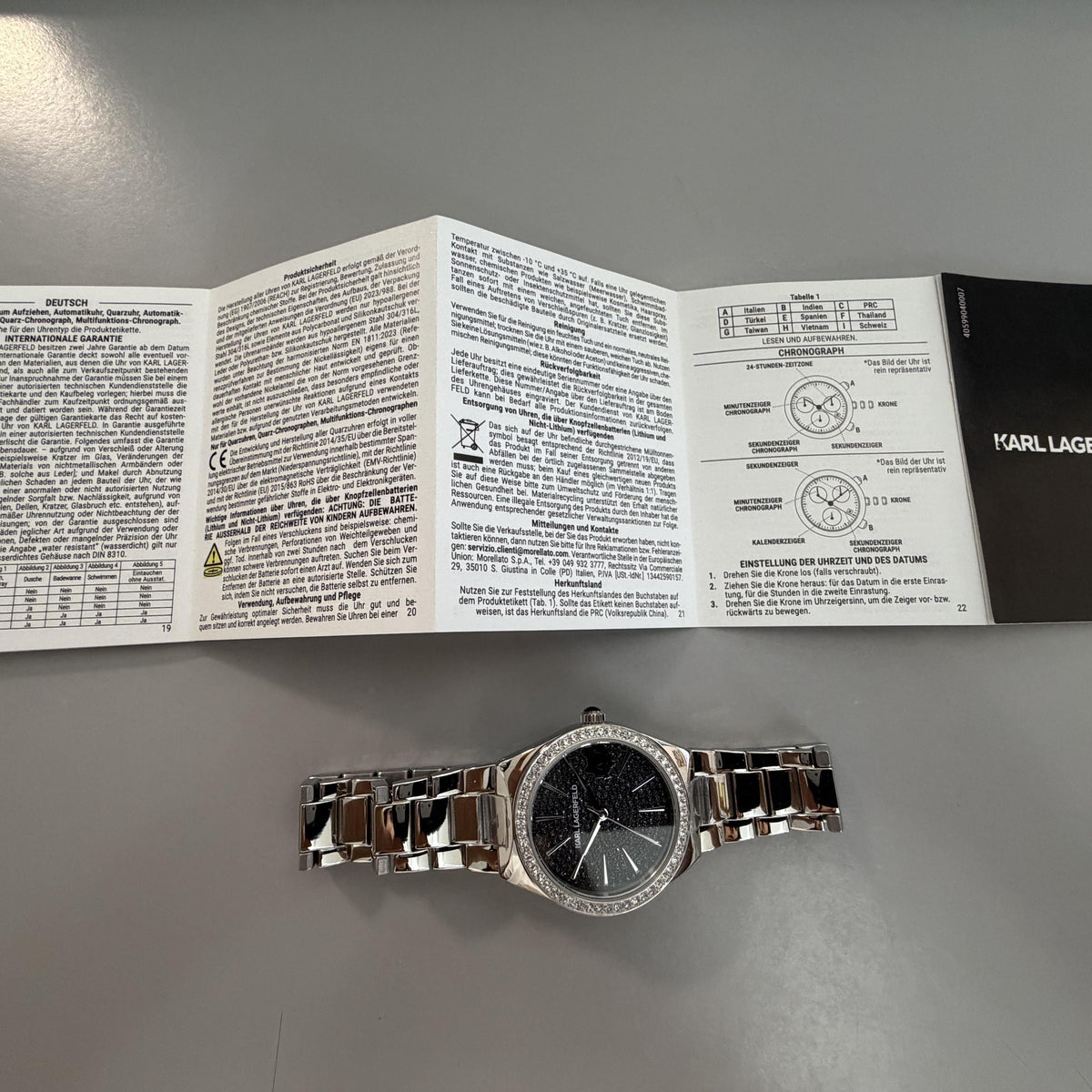 Orologio Karl Lagerfeld Hamburg donna R0553105514