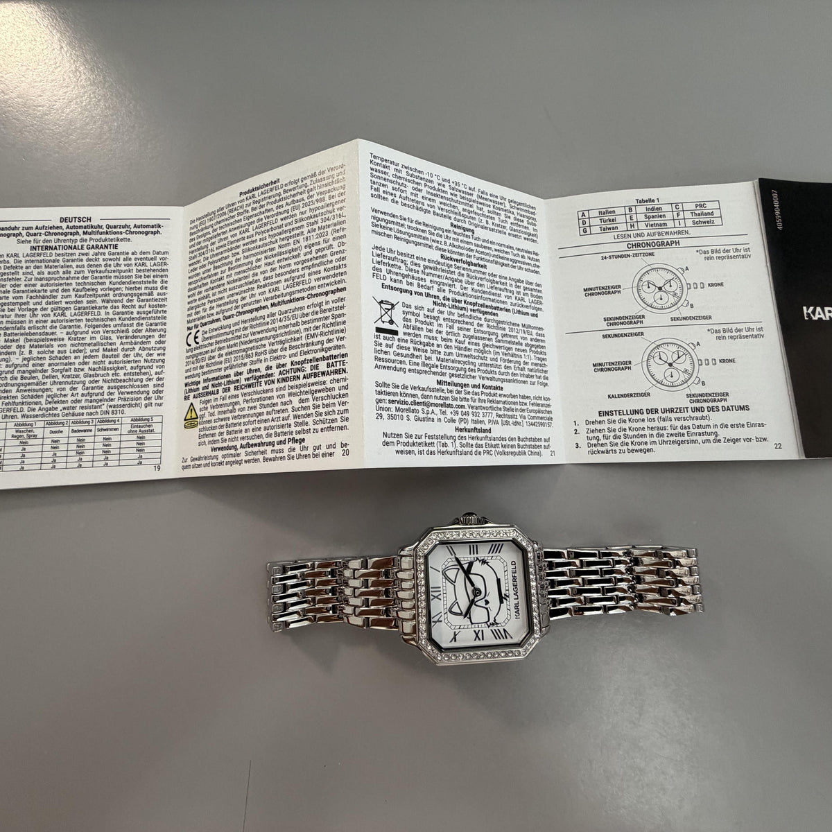 Orologio Karl Lagerfeld Icon Square donna R0553110508