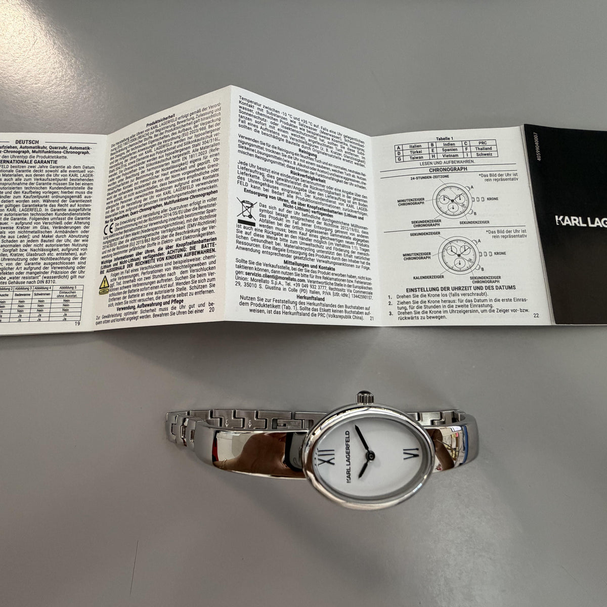 Orologio Karl Lagerfeld Oval Allure donna R0553113502