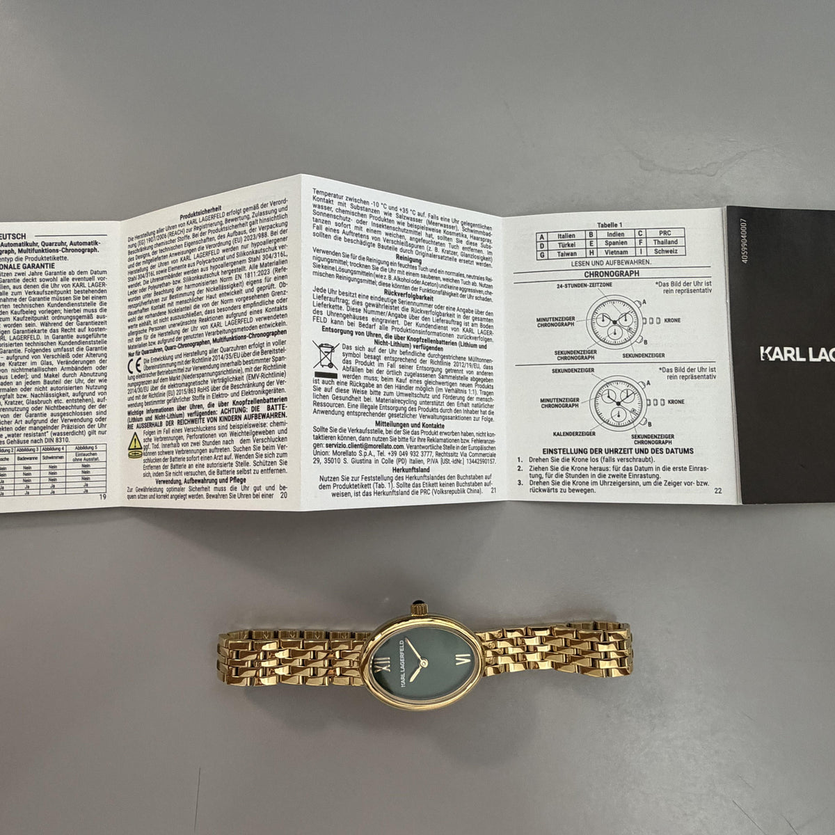 Orologio Karl Lagerfeld Oval Allure donna R0553114500