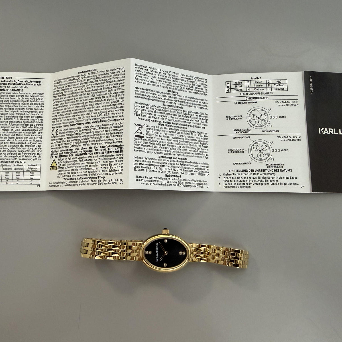 Orologio Karl Lagerfeld Oval Allure donna R0553114501