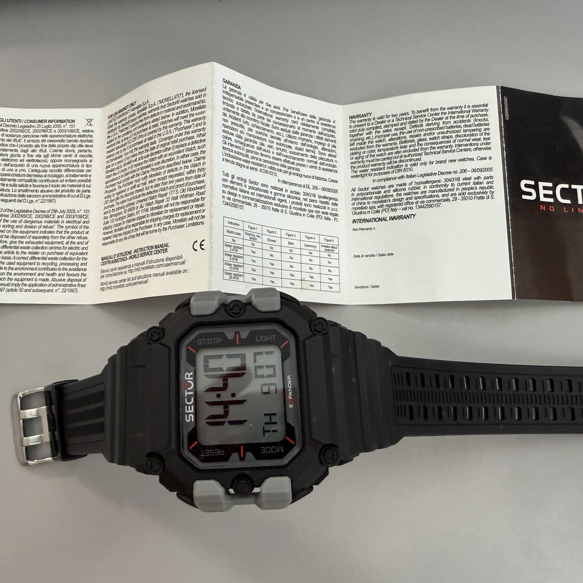 Orologio Sector Ex-55 uomo R3251354001