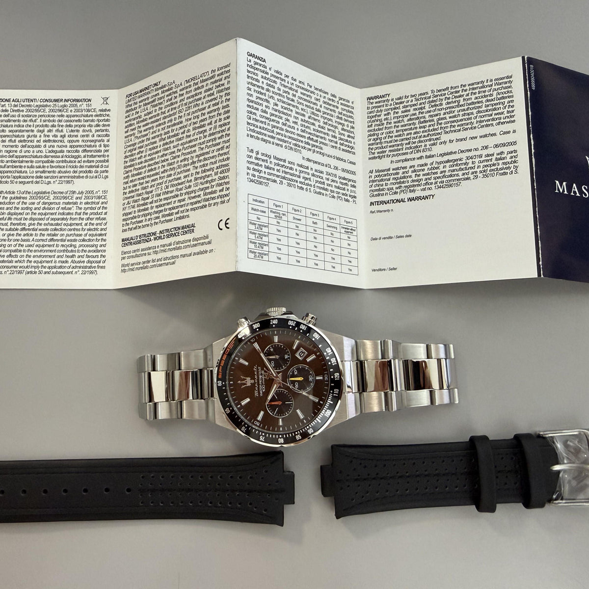 Orologio Maserati Sfida uomo R8873640026