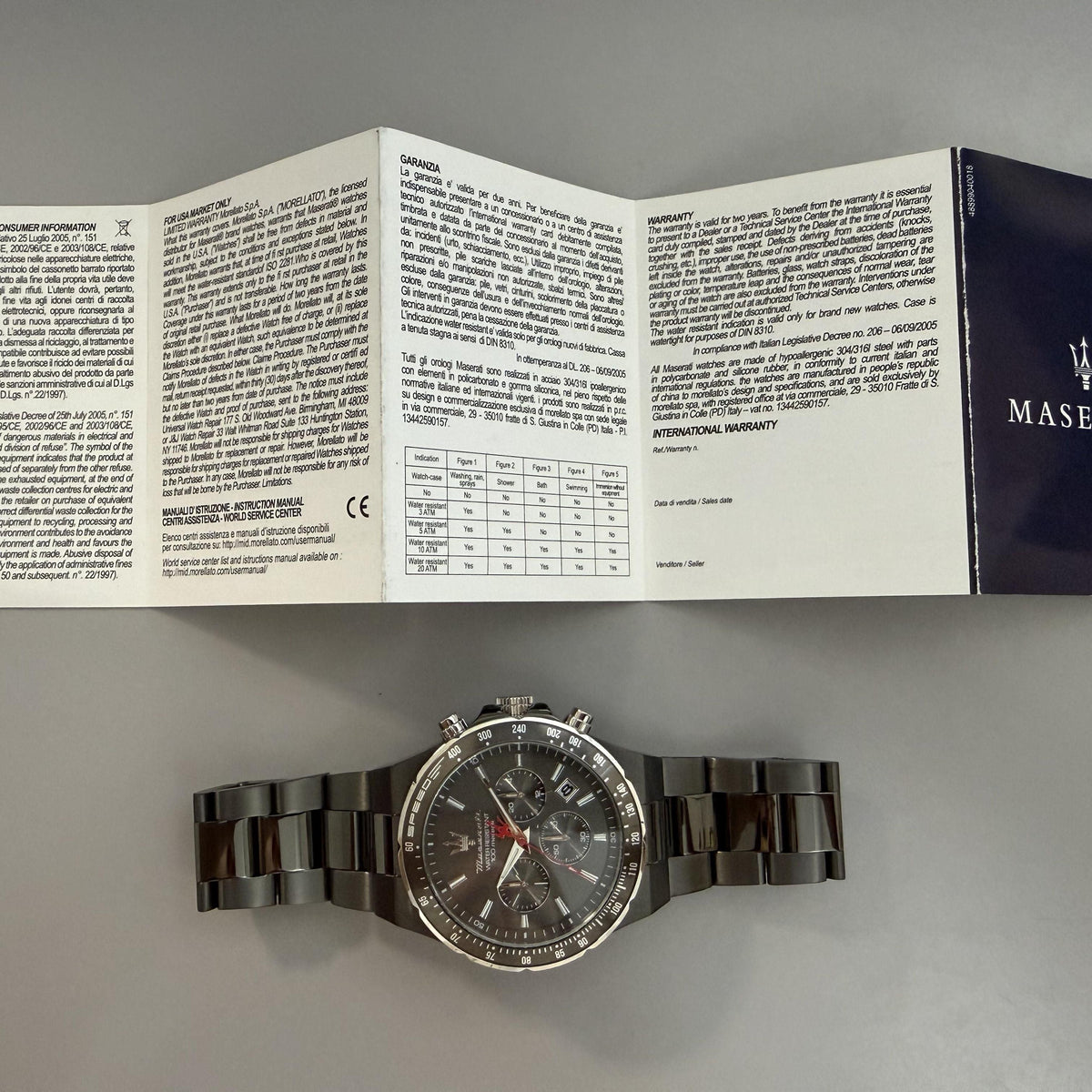 Orologio Maserati Sfida uomo R8873640027