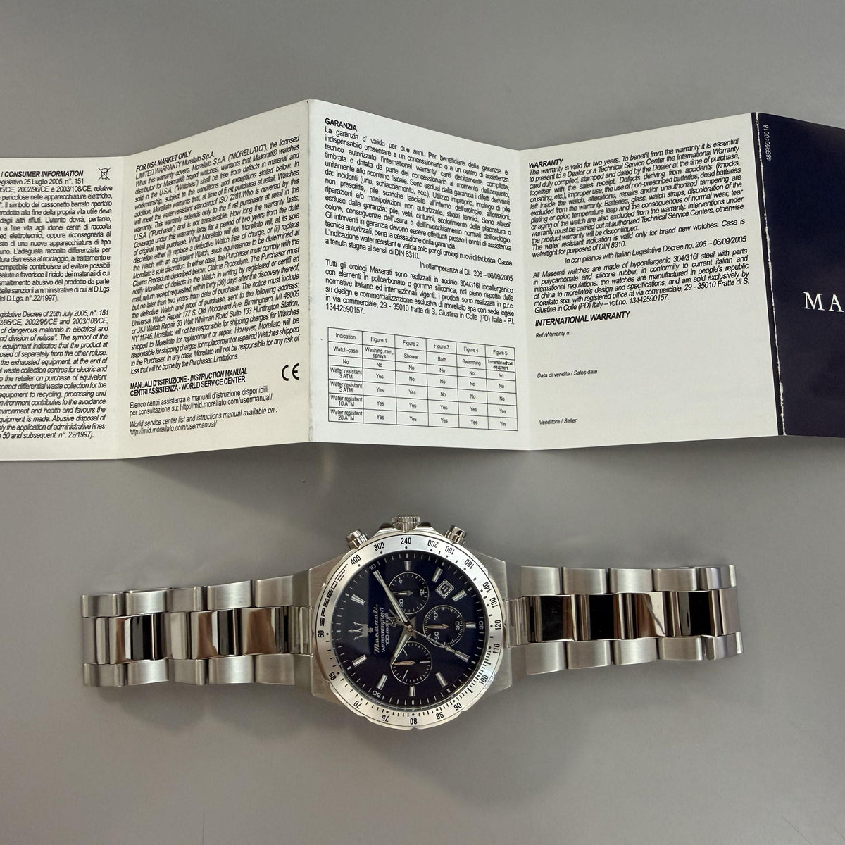 Orologio Maserati Sfida uomo R8873640029