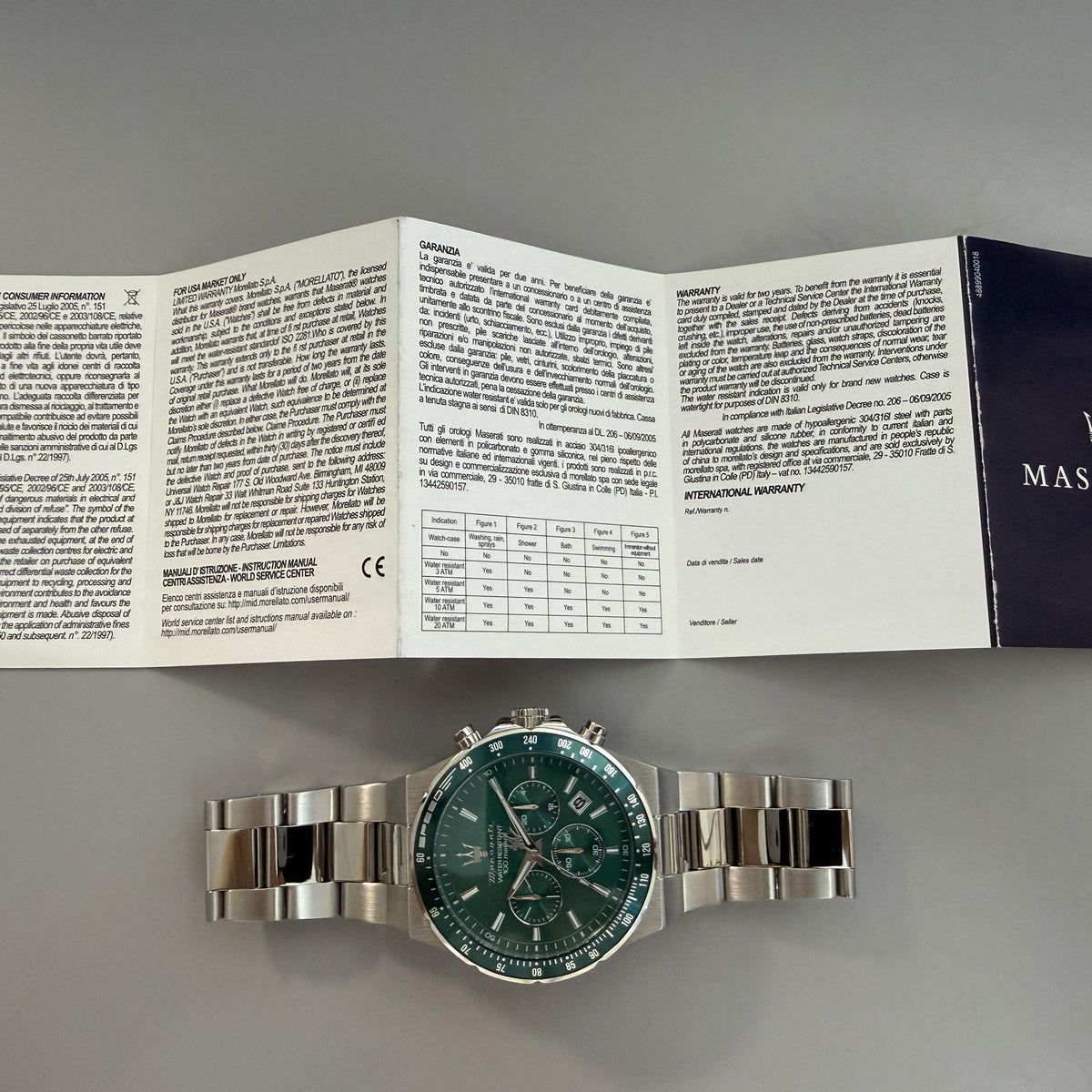 Orologio Maserati Sfida uomo R8873640030