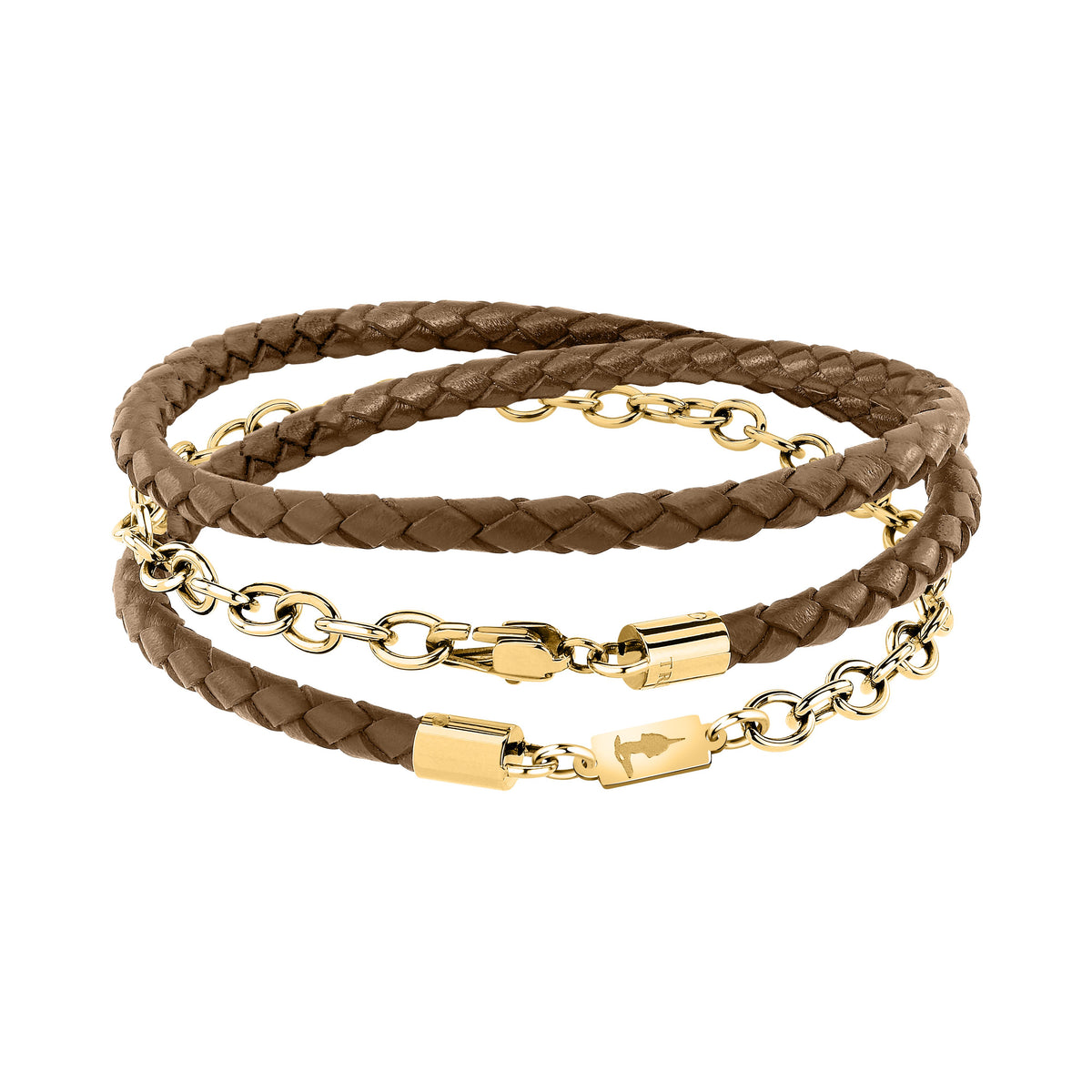 Bracciale Trussardi T-Leather uomo TJAXZ16