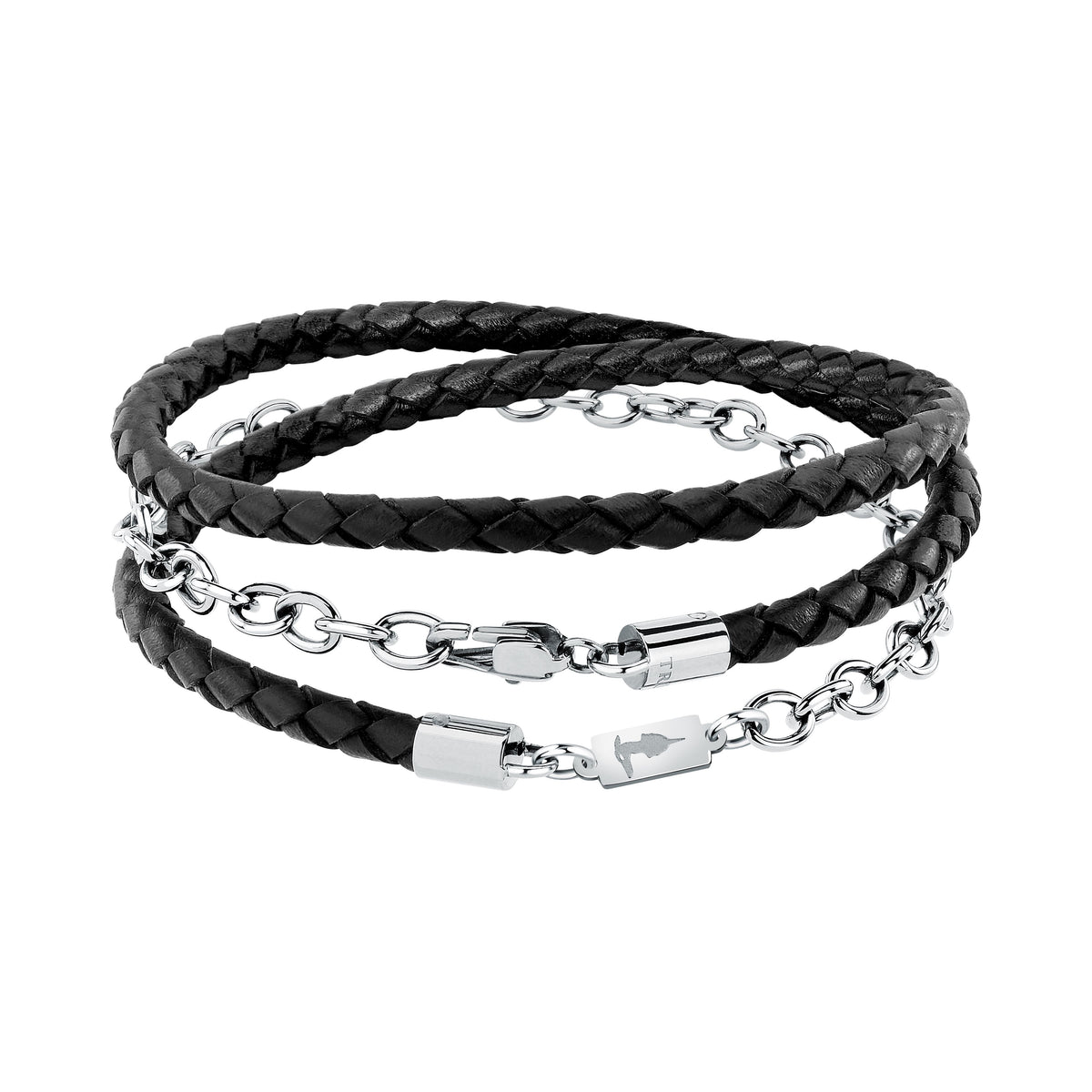 Bracciale Trussardi T-Leather uomo TJAXZ17